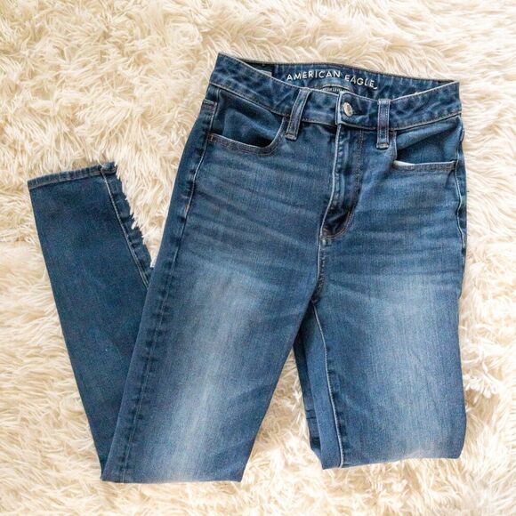 American Eagle Next Level Stretch Super High Rise Jegging size 00 - Picture 7 of 7